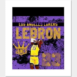 Lebron james || los angeles lakers Posters and Art